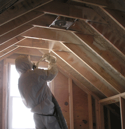  GA attic spray foam insulation